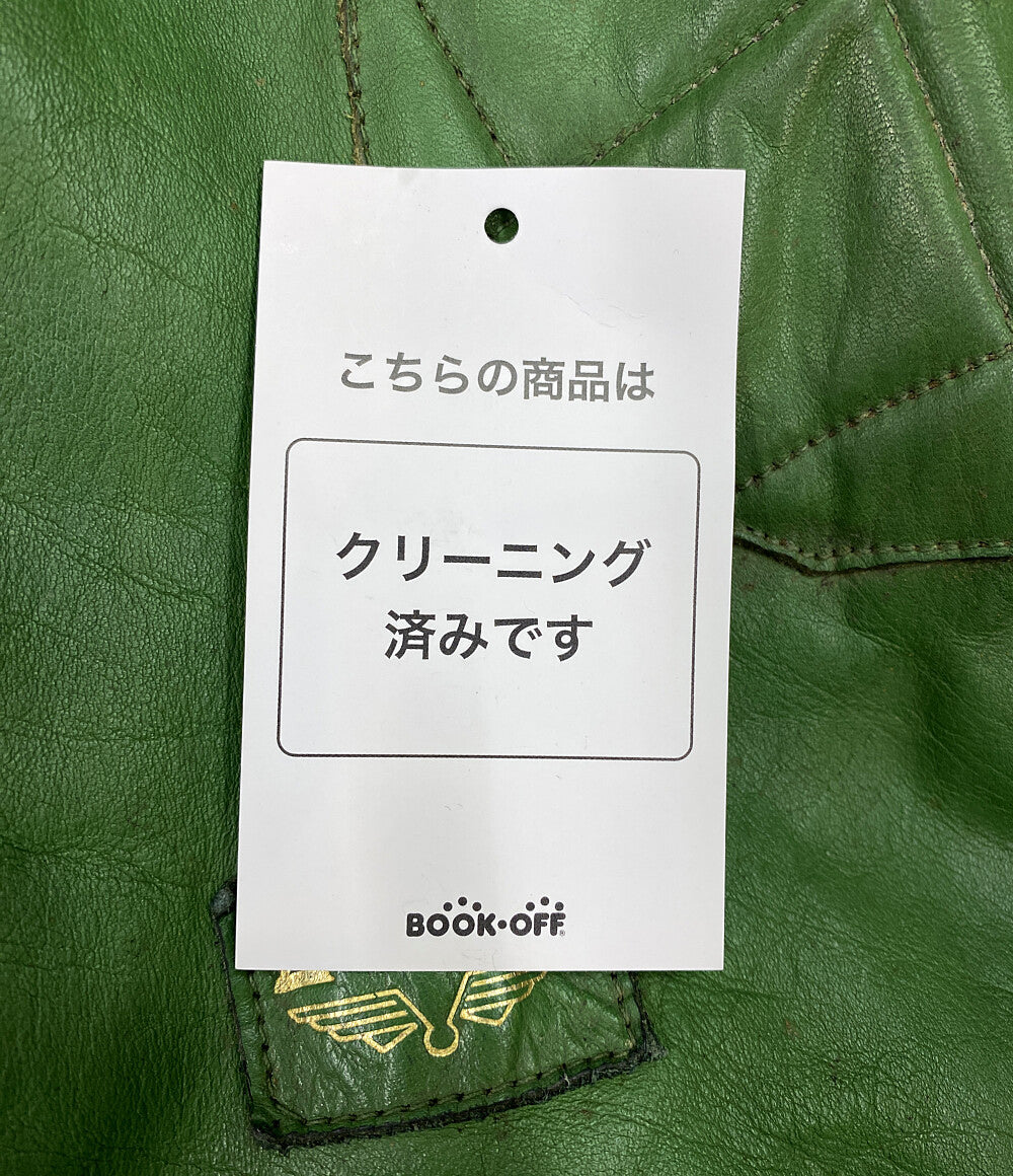 ルイスレザー  スタジャン PHANTOM グリーン      メンズ SIZE 38  Lewis Leathers