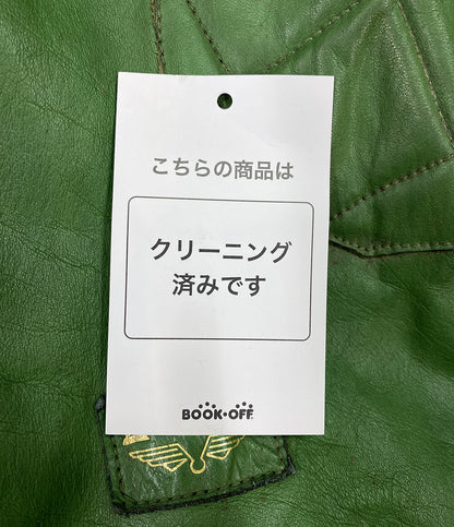 ルイスレザー  スタジャン PHANTOM グリーン      メンズ SIZE 38  Lewis Leathers