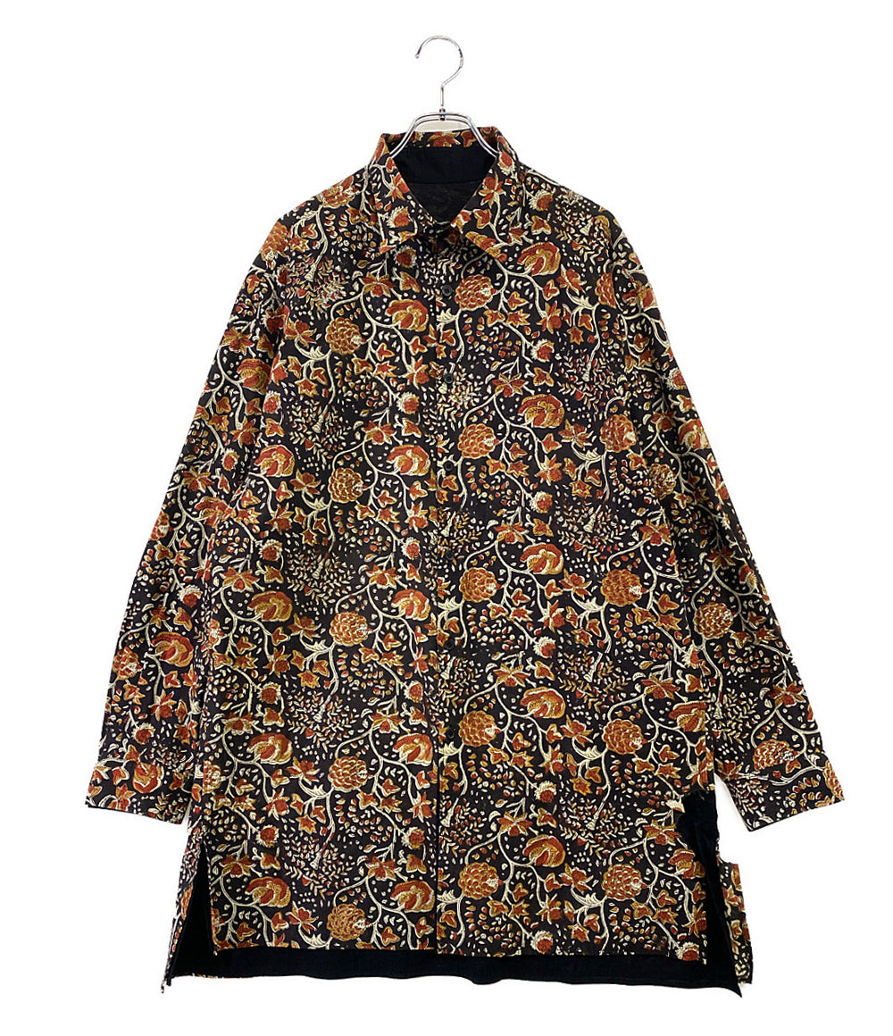 YOHJI YAMAMOTO 総柄リバーシブルシャツ HZ-B81-836 メンズ SIZE 2