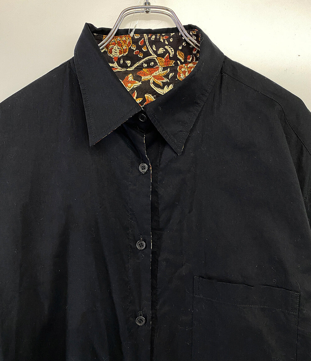 YOHJI YAMAMOTO 総柄リバーシブルシャツ HZ-B81-836 メンズ SIZE 2