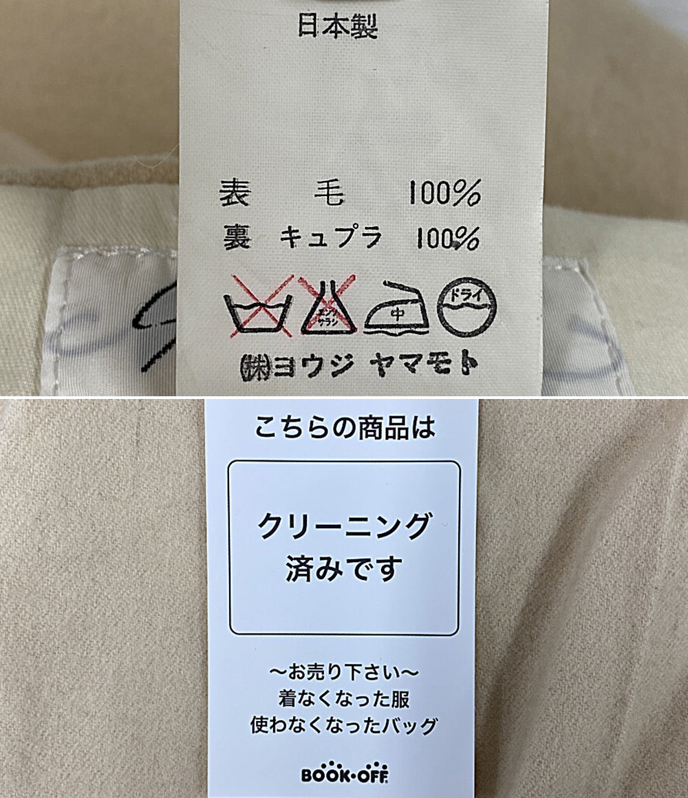 YOHJI YAMAMOTO POUR HOMME パンツ WOOL TUCK PANTS メンズ SIZE M ヨウジヤマモトプールオム