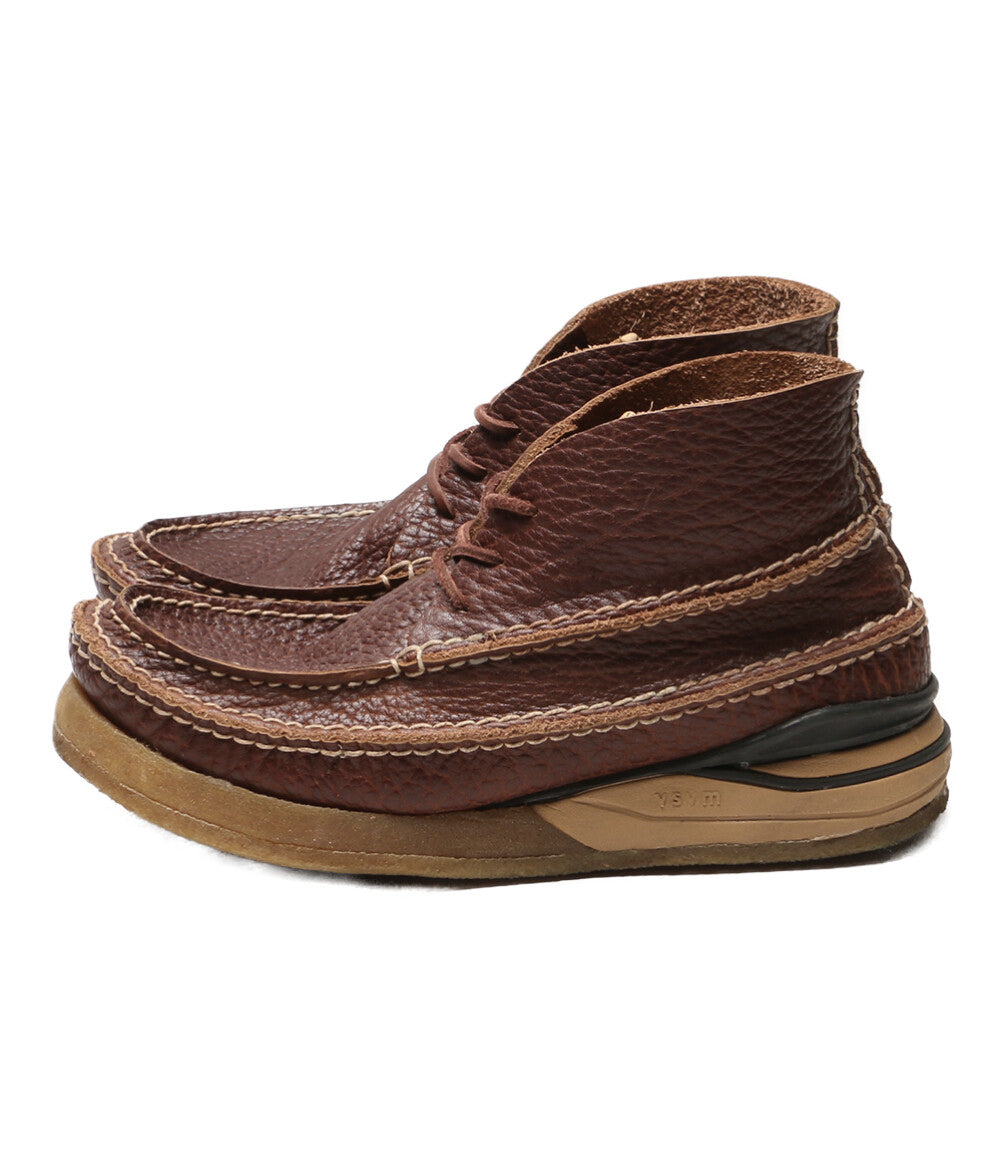 ビズビム  ブーツ レザー モカシン ブラウン      メンズ SIZE -  VIsvim