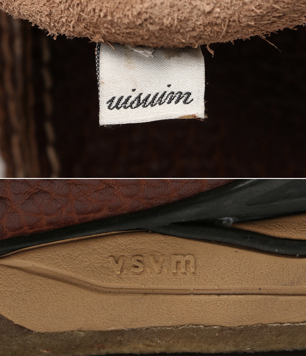 ビズビム  ブーツ レザー モカシン ブラウン      メンズ SIZE -  VIsvim