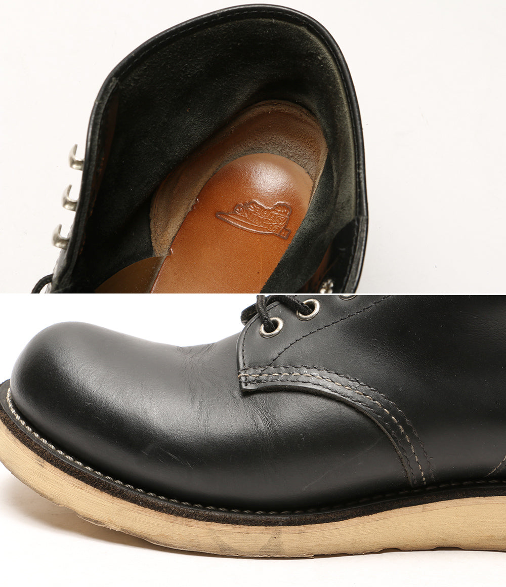レッドウィング D 8165 セッターブーツ ブラック メンズ SIZE 8 RED