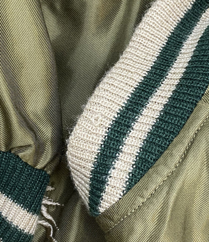 スカジャン WHITE DRAGON×LANDSCAPE     TT13756 メンズ SIZE M  東洋エンタープライズ