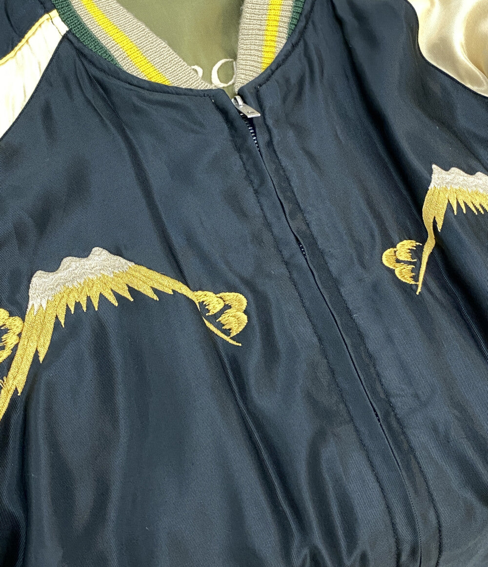 スカジャン WHITE DRAGON×LANDSCAPE     TT13756 メンズ SIZE M  東洋エンタープライズ