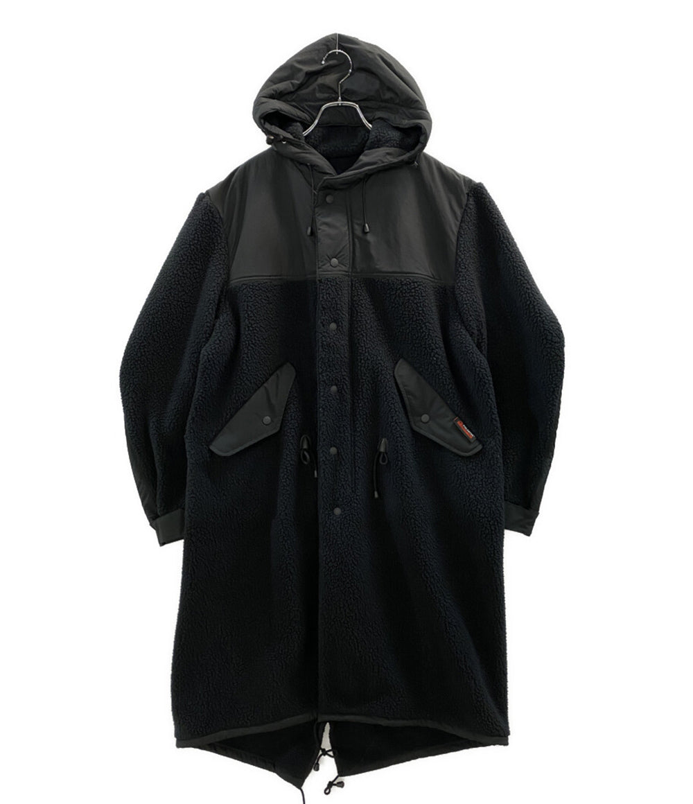 コムデギャルソンオム  ボアコート ポーラテック ブラック 21AW    HH-C006 メンズ SIZE M  COMME des GARCONS HOMME