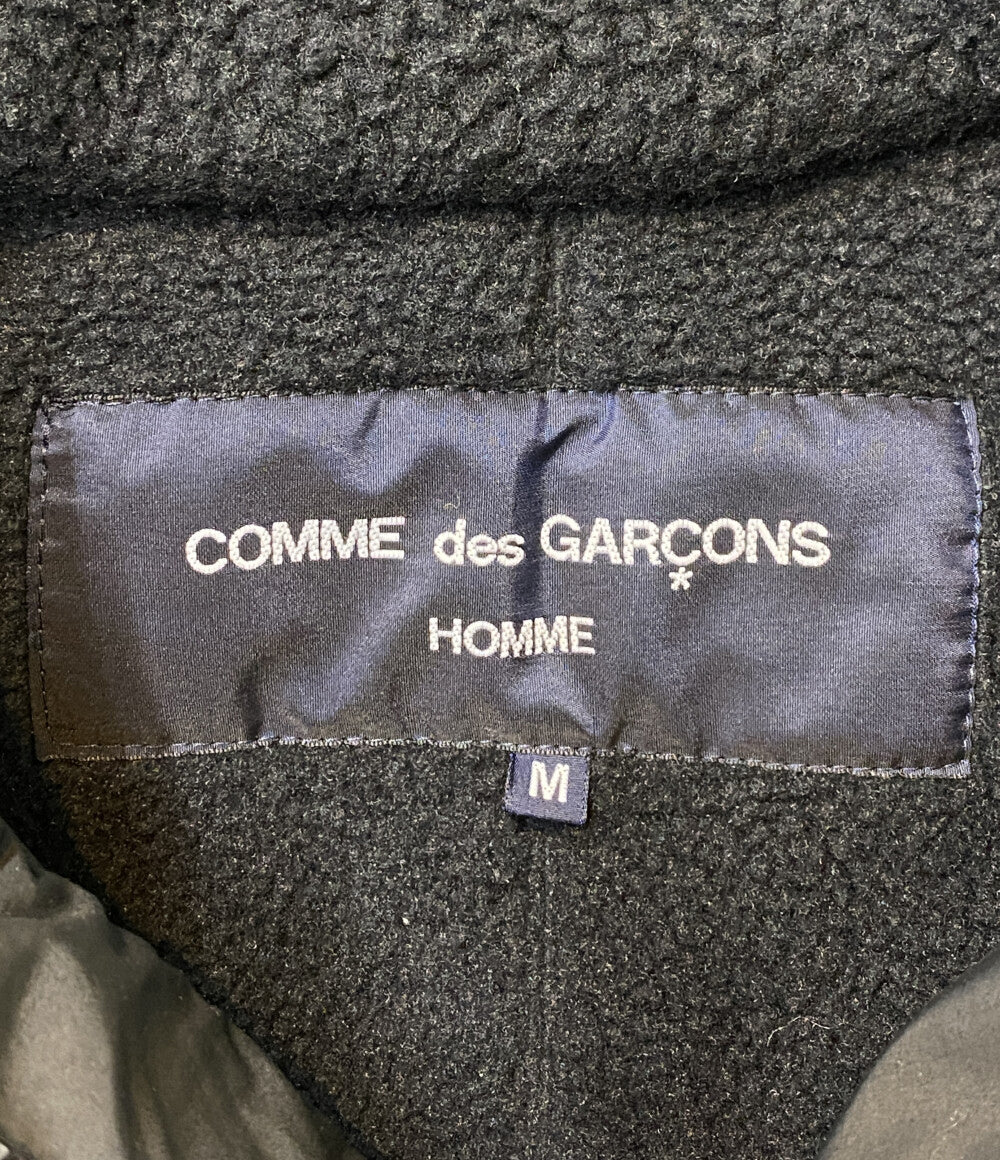 コムデギャルソンオム  ボアコート ポーラテック ブラック 21AW    HH-C006 メンズ SIZE M  COMME des GARCONS HOMME
