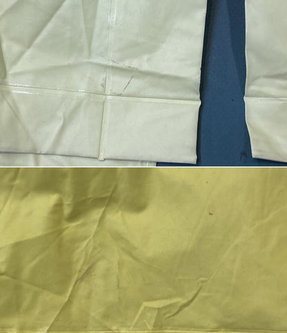 ヨウジヤマモトプールオム ビニール ナイロンロングコート イエロー メンズ SIZE M YOHJI YAMAMOTO POUR HOMME