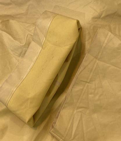 ヨウジヤマモトプールオム ビニール ナイロンロングコート イエロー メンズ SIZE M YOHJI YAMAMOTO POUR HOMME