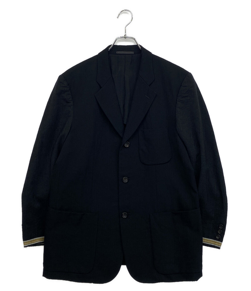 コムデギャルソンオム 袖切替テーラードジャケット ブラック IJ-10011S メンズ SIZE S COMME des GARCONS HOMME