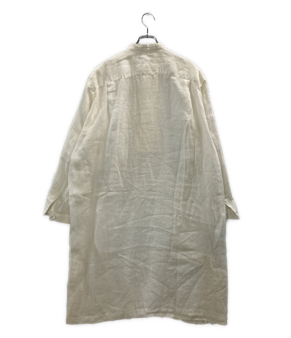 イッセイミヤケ  長袖シャツ 筆タグ リネンプルオーバー 80s    LG11365 メンズ SIZE M  ISSEY MIYAKE