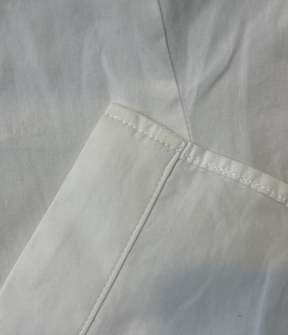 YOHJI YAMAMOTO フロントダーツデザイン長袖シャツ F0-B16-026 レディース SIZE 2 ヨウジヤマモト