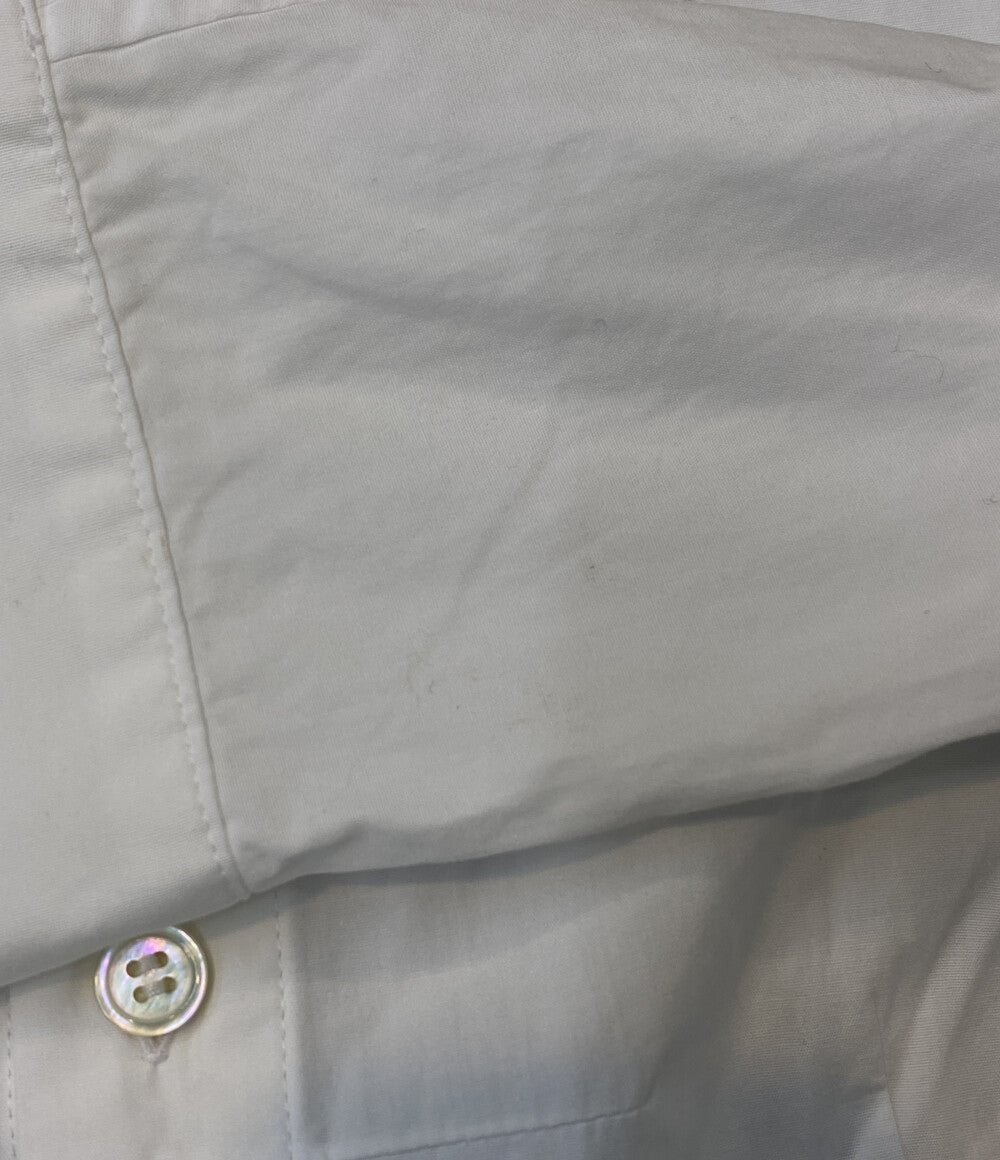 YOHJI YAMAMOTO フロントダーツデザイン長袖シャツ F0-B16-026 レディース SIZE 2 ヨウジヤマモト