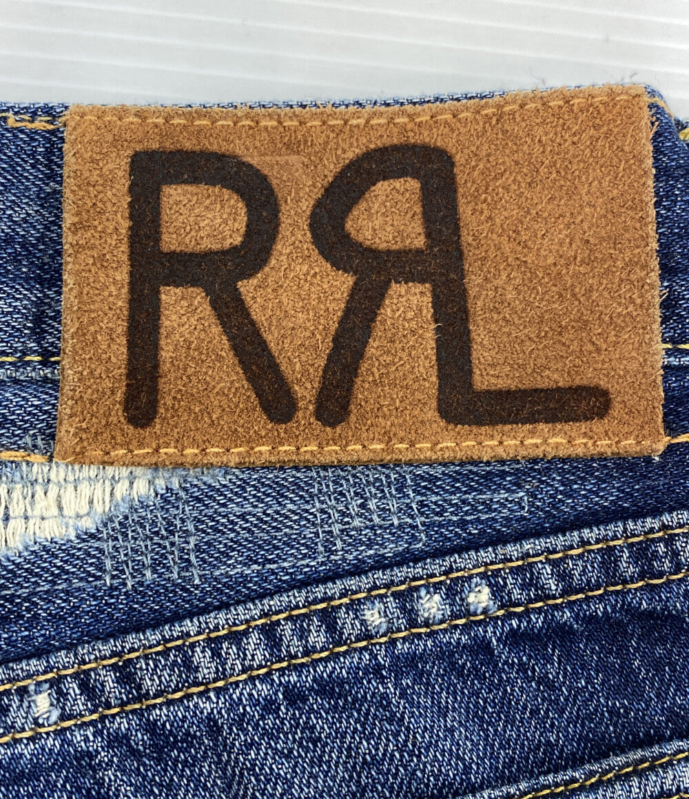 ダブルアールエル  ラルフローレン デニムパンツ SLIM FIT DENIM ダメージ加工      メンズ SIZE 29×30  RRL RALPH LAUREN