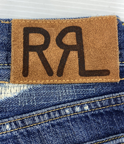ダブルアールエル  ラルフローレン デニムパンツ SLIM FIT DENIM ダメージ加工      メンズ SIZE 29×30  RRL RALPH LAUREN
