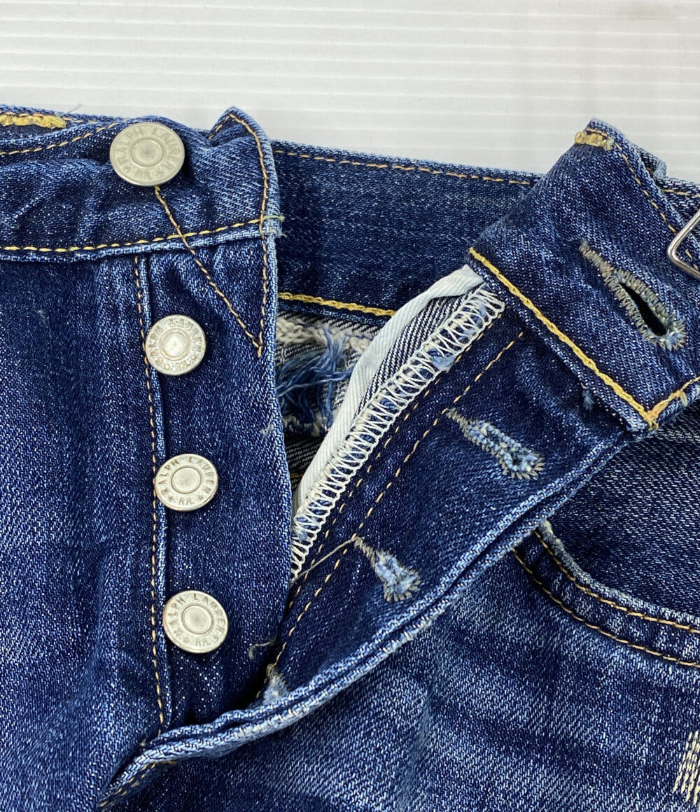 ダブルアールエル  ラルフローレン デニムパンツ SLIM FIT DENIM ダメージ加工      メンズ SIZE 29×30  RRL RALPH LAUREN