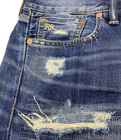 ダブルアールエル  ラルフローレン デニムパンツ SLIM FIT DENIM ダメージ加工      メンズ SIZE 29×30  RRL RALPH LAUREN