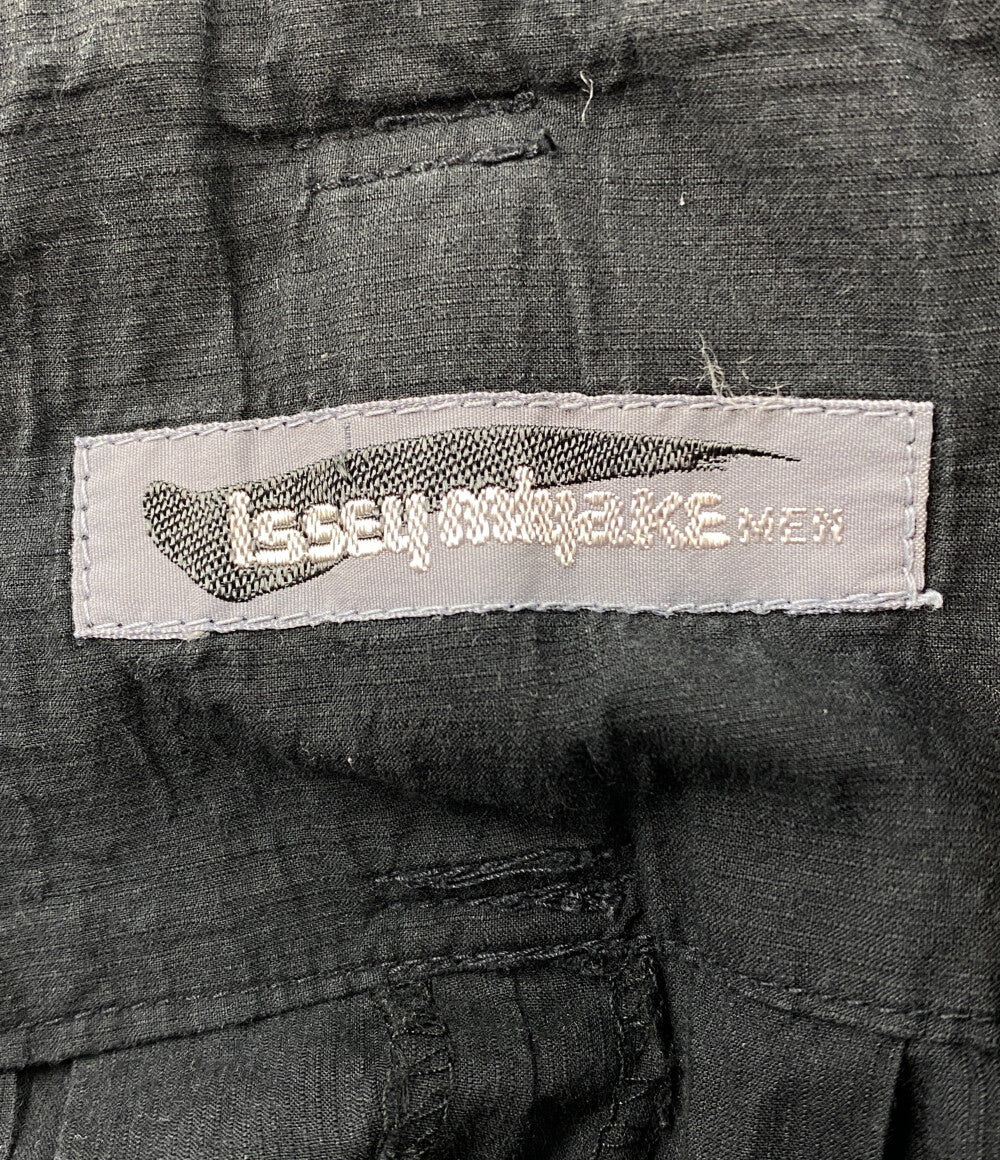 イッセイミヤケ メン  パンツ 80s 筆タグタックパンツ 腰ヒモ     LG42194 メンズ SIZE M  ISSEY MIYAKE MEN