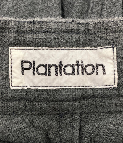 プランテーション ワイドタックパンツ PG44254 レディース SIZE M Plantation