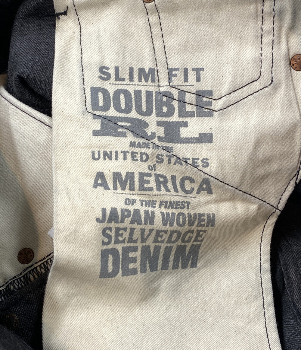 ダブルアールエル 美品 ラルフローレン デニムパンツ SLIM FIT PATNS ブラック 29×30      メンズ SIZE 29×30  RRL RALPH LAUREN