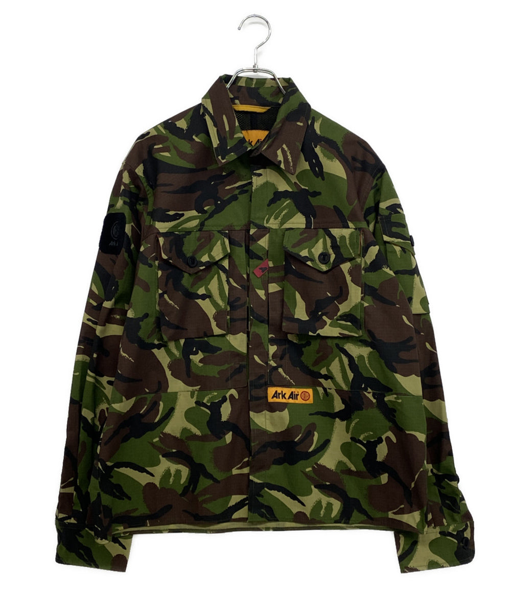 Deus Ex Machina×ArkAir アークエアー ジャケット Combat Shirt Camo 23AW A114AAD メンズ SIZE L デウスエクスマキナ