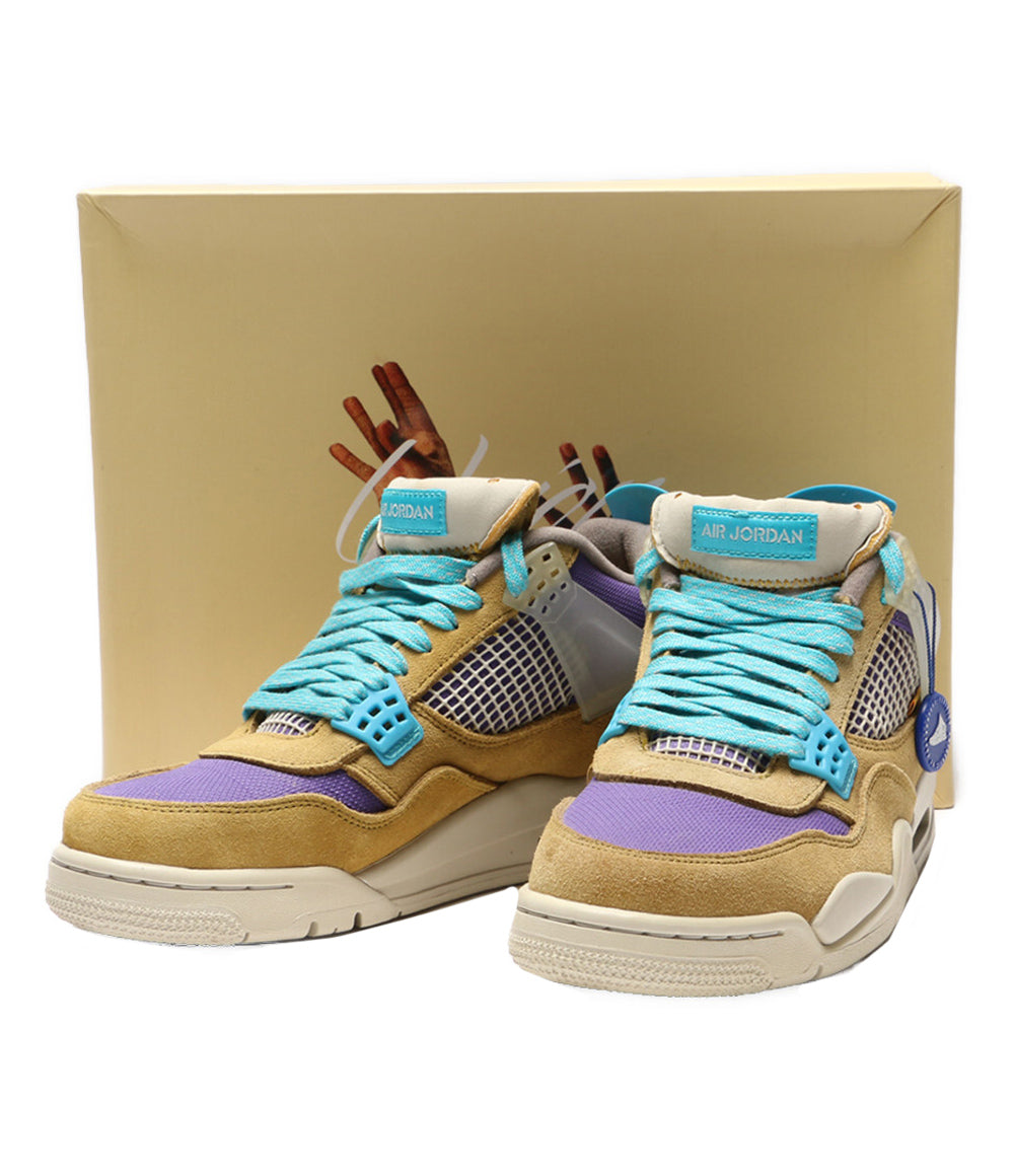 ナイキ ユニオン スニーカー AIR JORDAN 4 SP DESERT MOSS DJ5718-300 メンズ SIZE 27.5cm NIKE×UNION