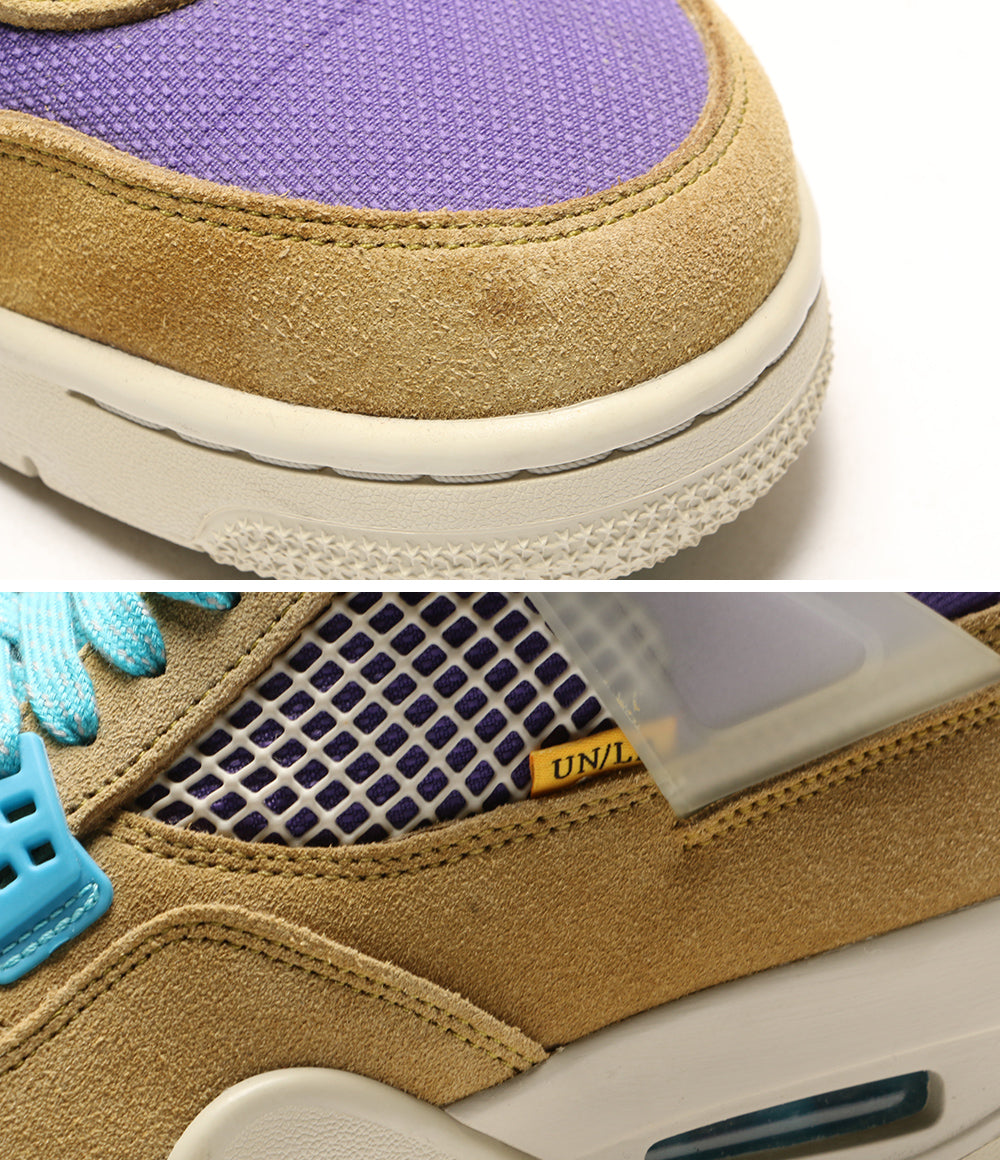 ナイキ ユニオン スニーカー AIR JORDAN 4 SP DESERT MOSS DJ5718-300 メンズ SIZE 27.5cm NIKE×UNION