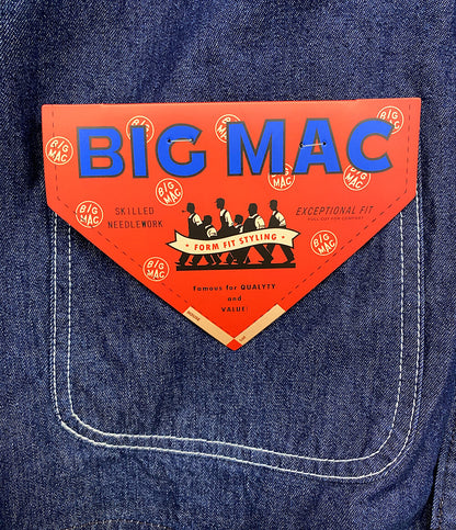 美品 ビッグマック デニムジャケット ENGINEER JACKET メンズ SIZE S BIGMAC