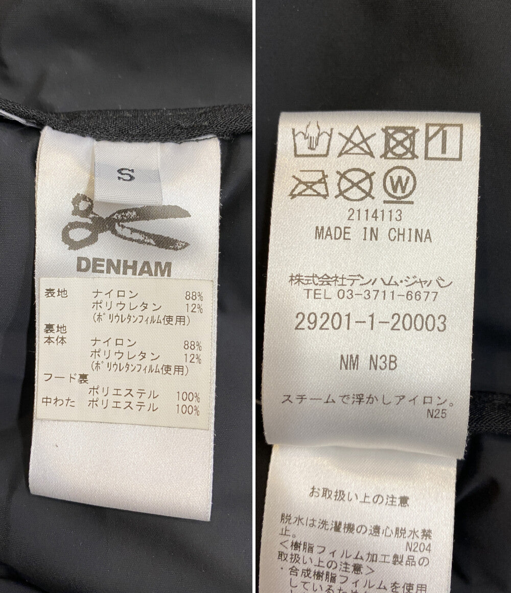 デンハム ダウンジャケット ×ナカメマン ブラック メンズ SIZE S DENHAM