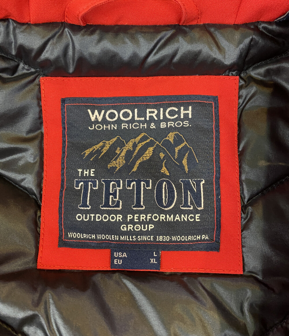 ウールリッチ ダウンジャケット TETON GTX MOUNTAIN JKT レッド メンズ SIZE USA L WOOLRICH