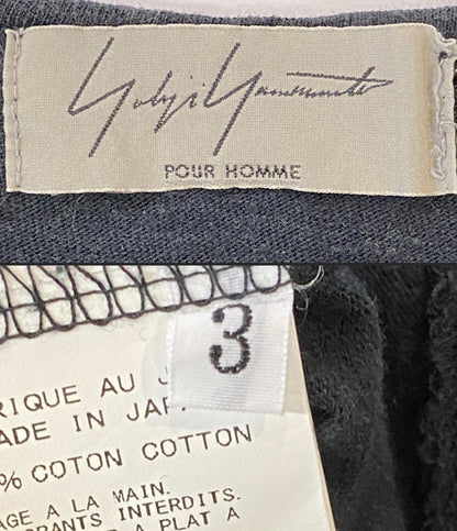 ヨウジヤマモトプールオム 長袖Ｔシャツ HR-T30-070 ロンT メンズ SIZE 3 YOHJI YAMAMOTO POUR HOMME