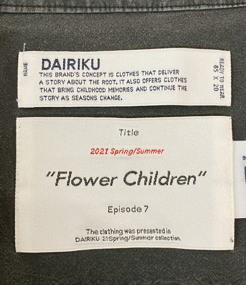 ダイリク 長袖シャツ Flower Children Dress Shirt 2021SS メンズ SIZE L DAIRIKU