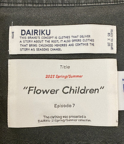 ダイリク 長袖シャツ Flower Children Dress Shirt 2021SS メンズ SIZE L DAIRIKU