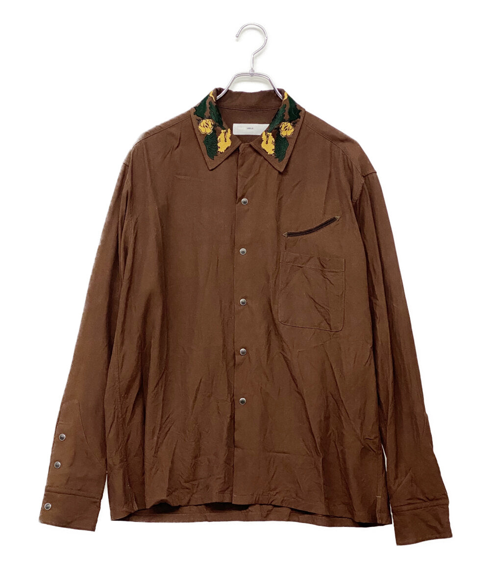 トーガビリリース 長袖レーヨンシャツ 22AW TV22-FJ341 メンズ SIZE 46 TOGA VIRILIS