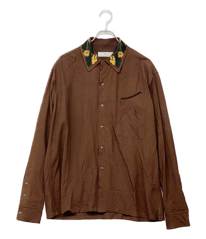 トーガビリリース 長袖レーヨンシャツ 22AW TV22-FJ341 メンズ SIZE 46 TOGA VIRILIS