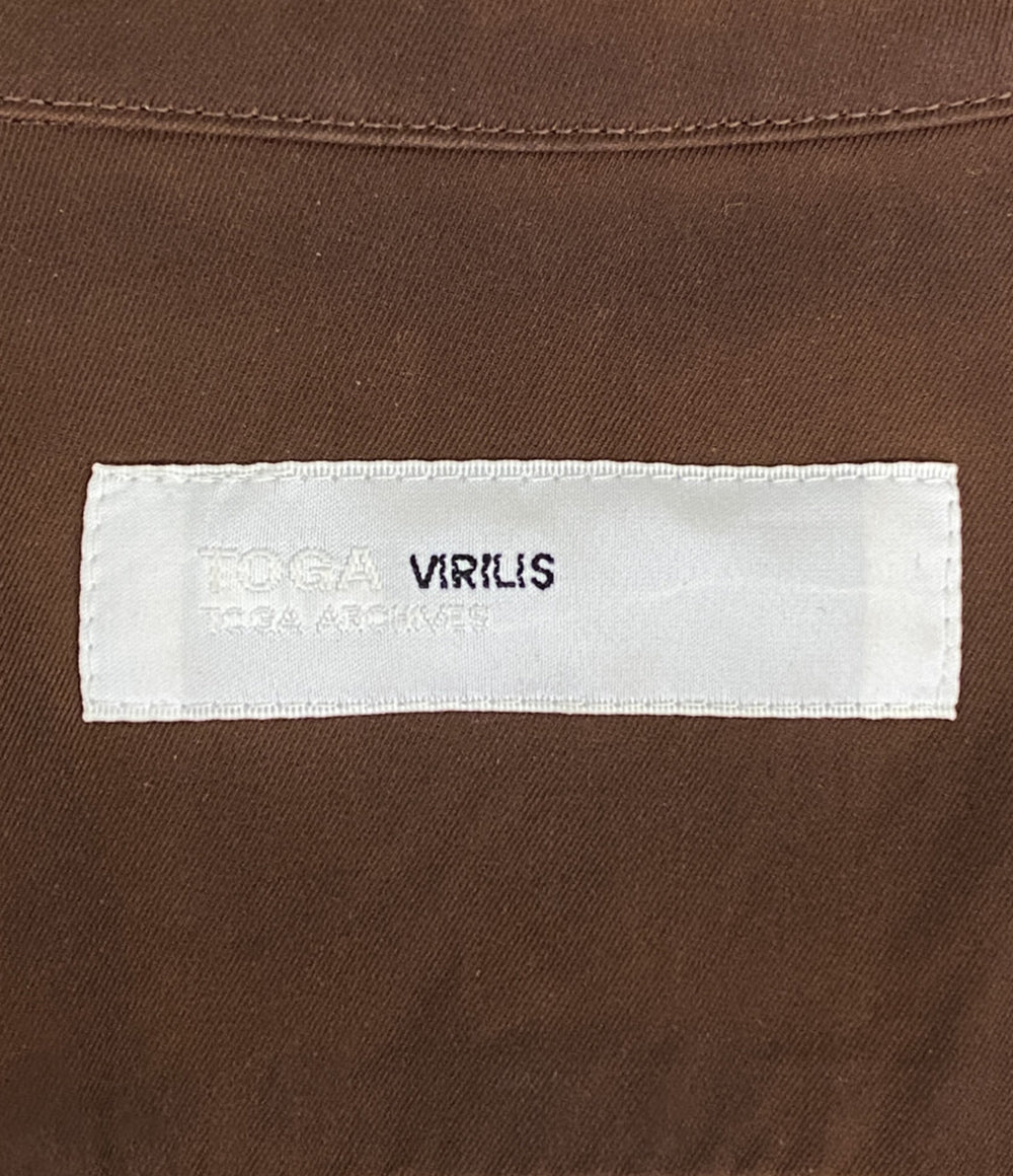 トーガビリリース 長袖レーヨンシャツ 22AW TV22-FJ341 メンズ SIZE 46 TOGA VIRILIS