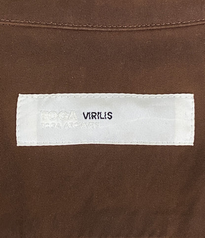 トーガビリリース 長袖レーヨンシャツ 22AW TV22-FJ341 メンズ SIZE 46 TOGA VIRILIS