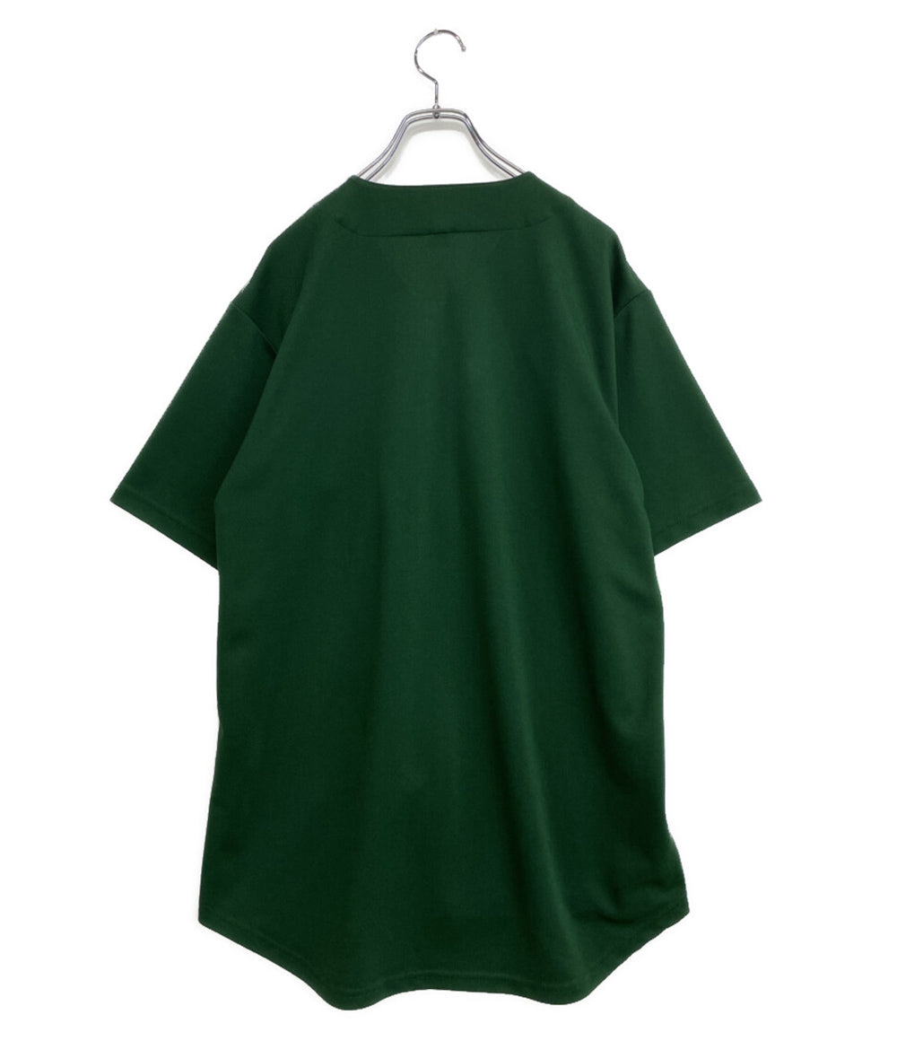 Supreme ベースボールシャツ 半袖 2017AW SnakeScriptLogoJers メンズ SIZE L シュプリーム