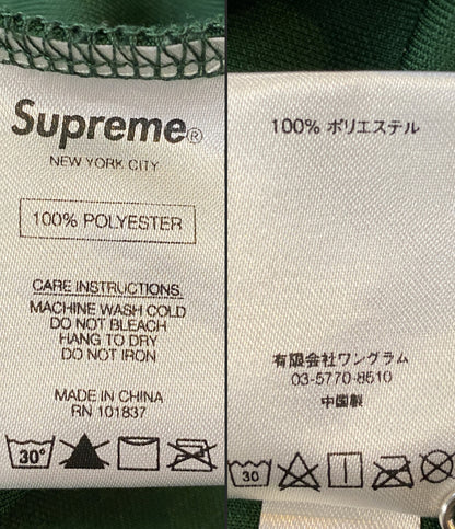 Supreme ベースボールシャツ 半袖 2017AW SnakeScriptLogoJers メンズ SIZE L シュプリーム