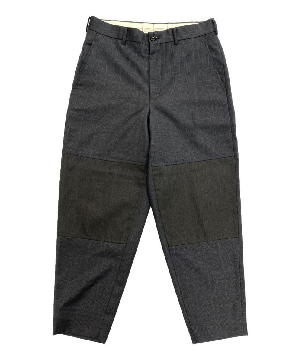 美品　コムデギャルソンオム　80s スラックス　リネン　2タック　ブラック　M COMME des GARCONS HOMME PLUS コムデギャルソンオムプリュス リネン