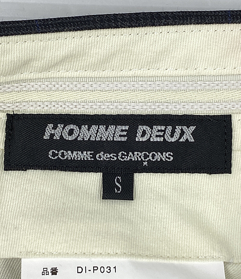 コムデギャルソン オムドゥ パンツ スラックス 膝切替 AD2021 DI-P031 メンズ SIZE S COMME des GARCONS HOMME DEUX