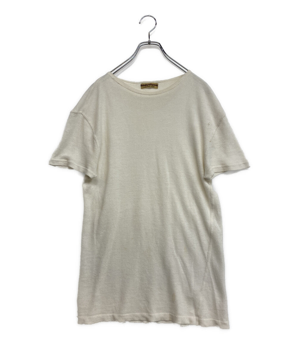 ISSEY MIYAKE カットソー Knit Tee リネン100 メンズ SIZE - イッセイミヤケ