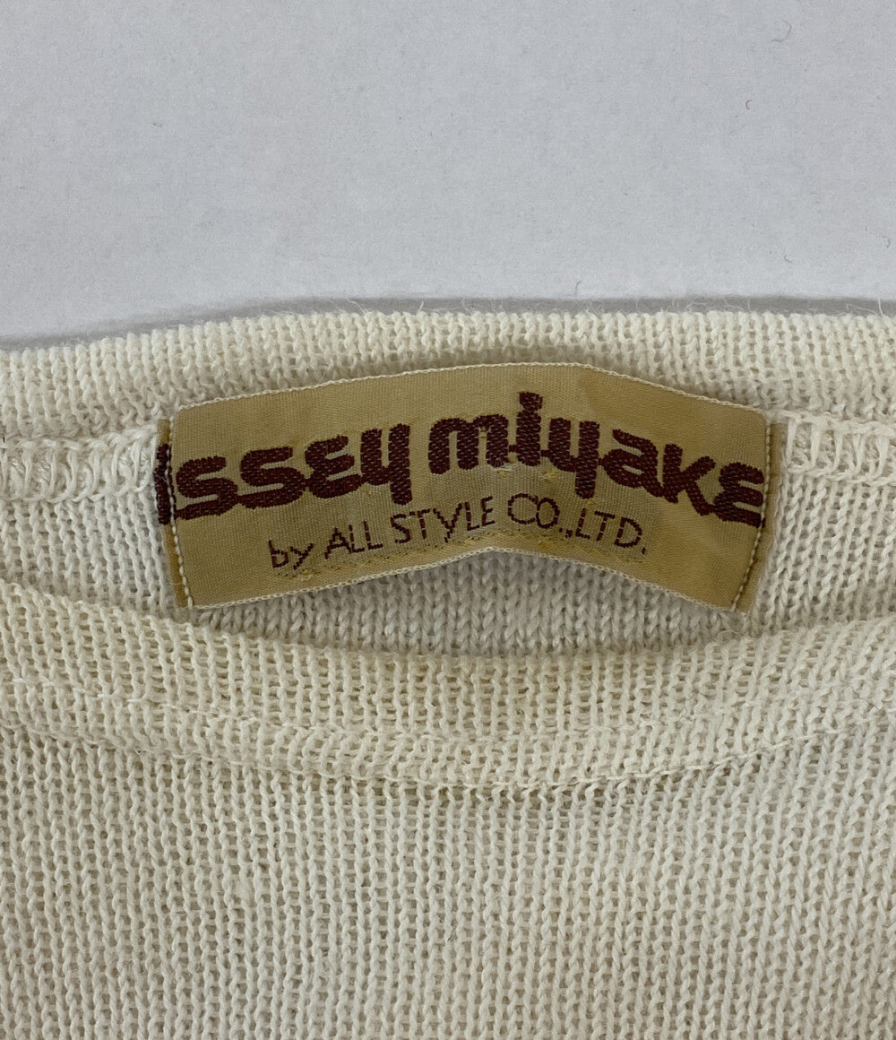 ISSEY MIYAKE カットソー Knit Tee リネン100 メンズ SIZE - イッセイミヤケ