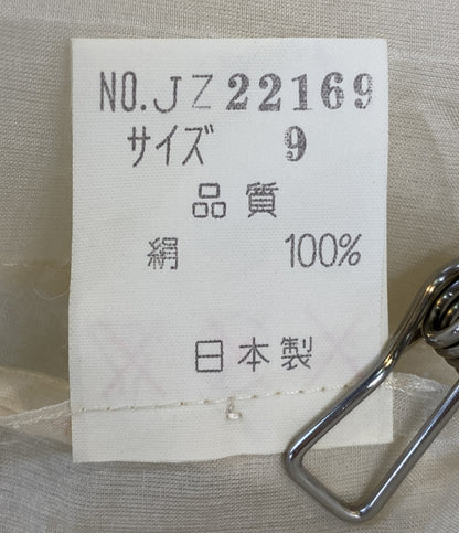 イッセイミヤケ  プルオーバーシャツワンピース 初期タグ 大襟 シルク     JZ22169 レディース SIZE 9  ISSEY MIYAKE