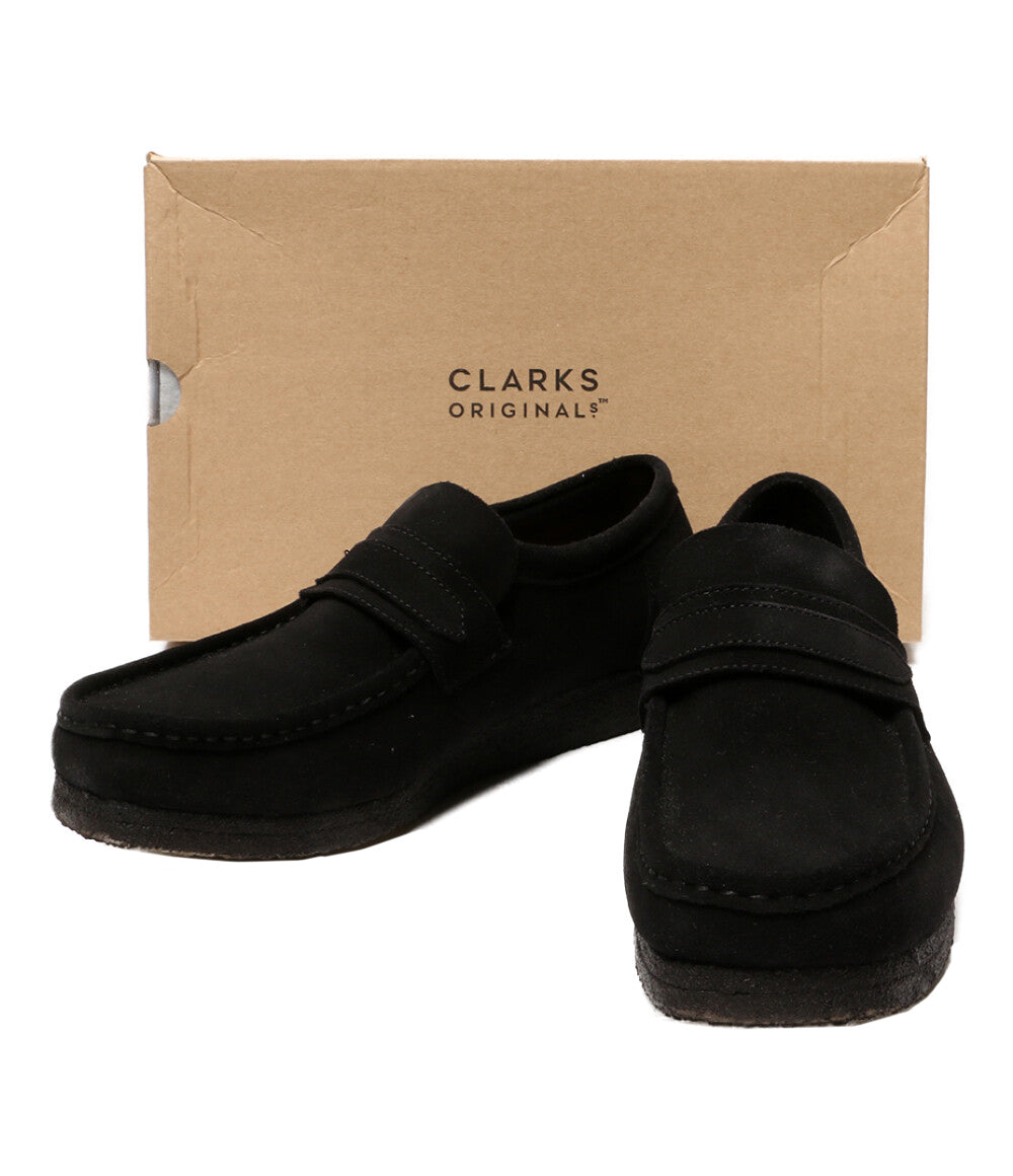クラークス スエード ローファー ブラック メンズ SIZE 27cm Clarks