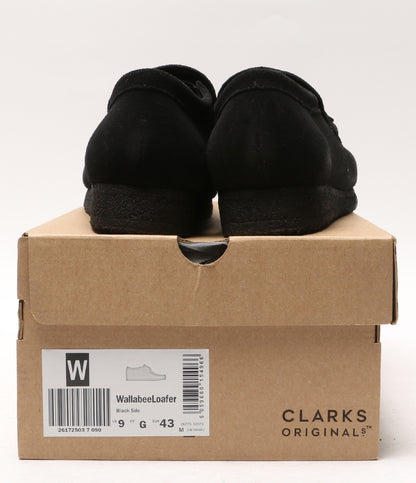 クラークス スエード ローファー ブラック メンズ SIZE 27cm Clarks