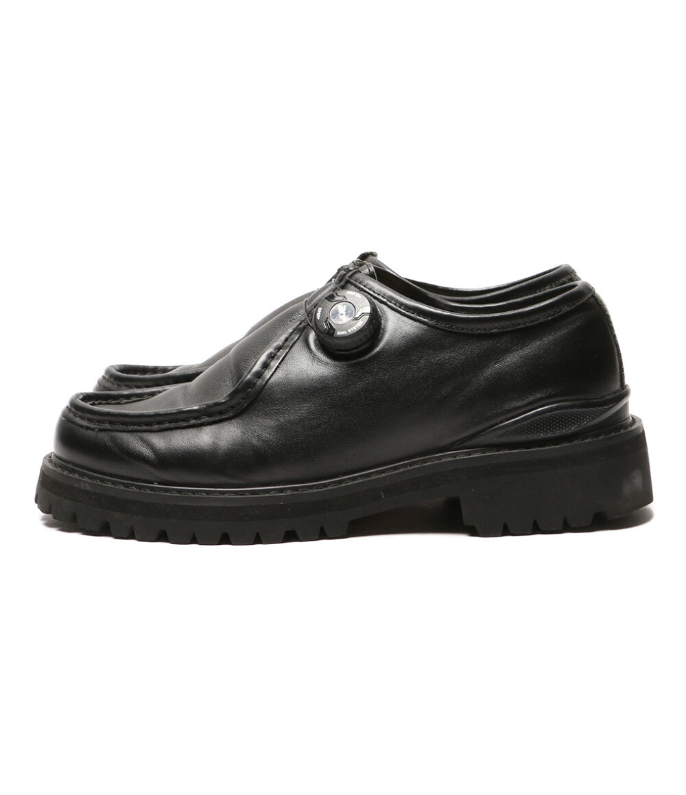 ピージー チロリアンブーツ STEVEN ALAN KNOCK BLACK LEATHER メンズ