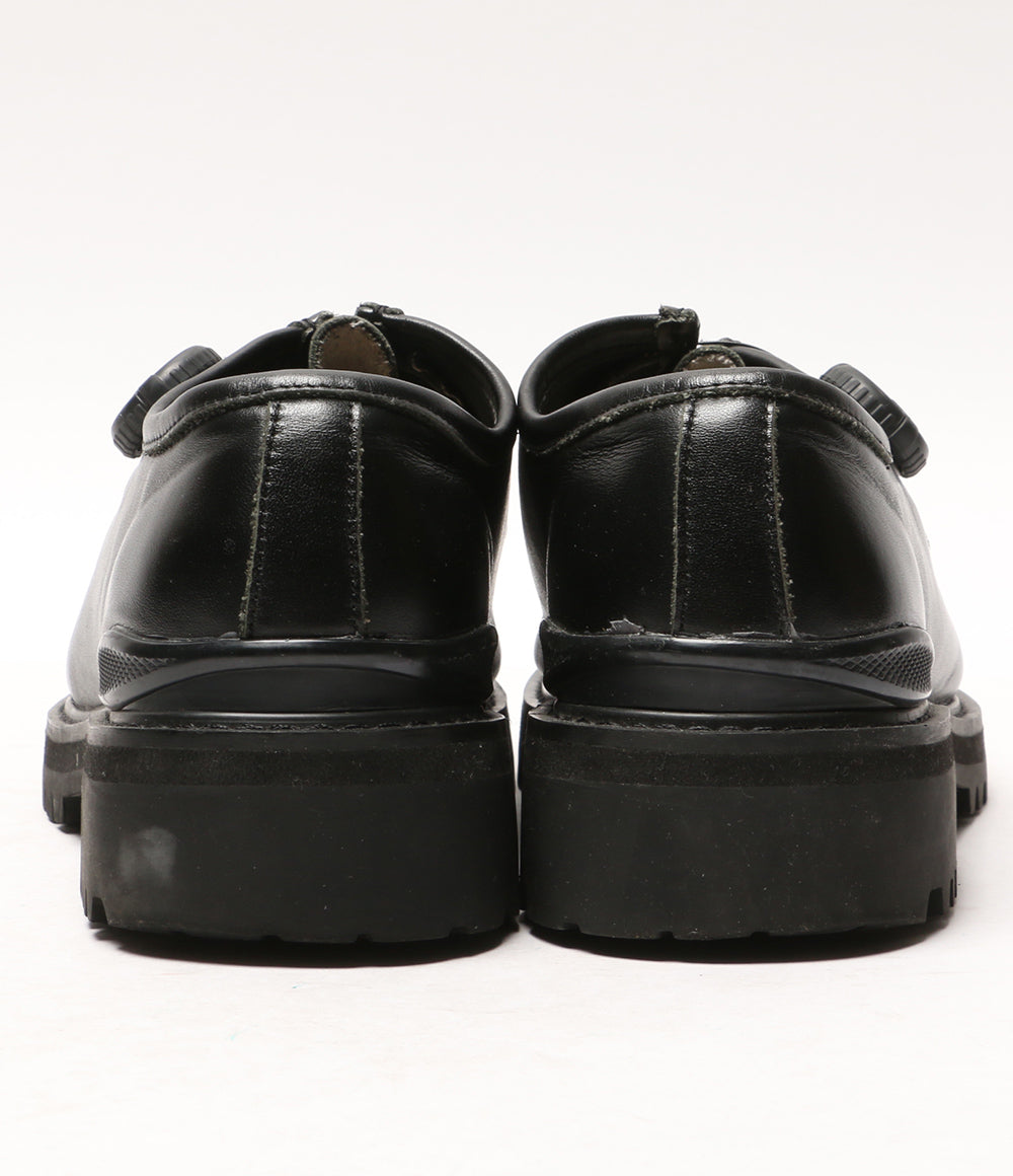 PG×Steven Alan KNOCK BLACK LEATHER チロリアン ピージー チロリアンブーツ STEVEN ALAN KNOCK BLACK LEATHER メンズ