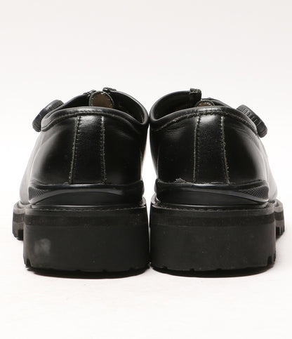 ピージー チロリアンブーツ STEVEN ALAN KNOCK BLACK LEATHER       メンズ SIZE 41  PG